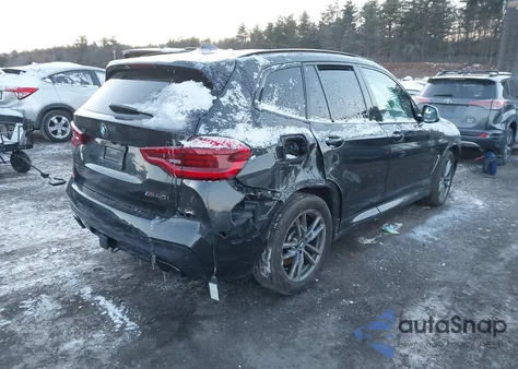 2019 BMW X3 M40I z USA, uszkodzony, nr VIN 5UXTS3C5XK0Z07596